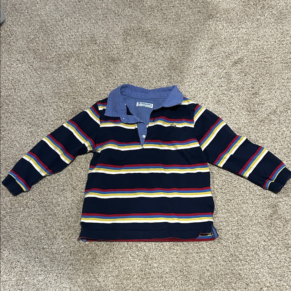 Striped Baby Polo Shirt - Multicolor